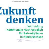 Zukunft denken – Fortbildung Kommunale Nachhaltigkeit für Ratsmitglieder in Niedersachsen